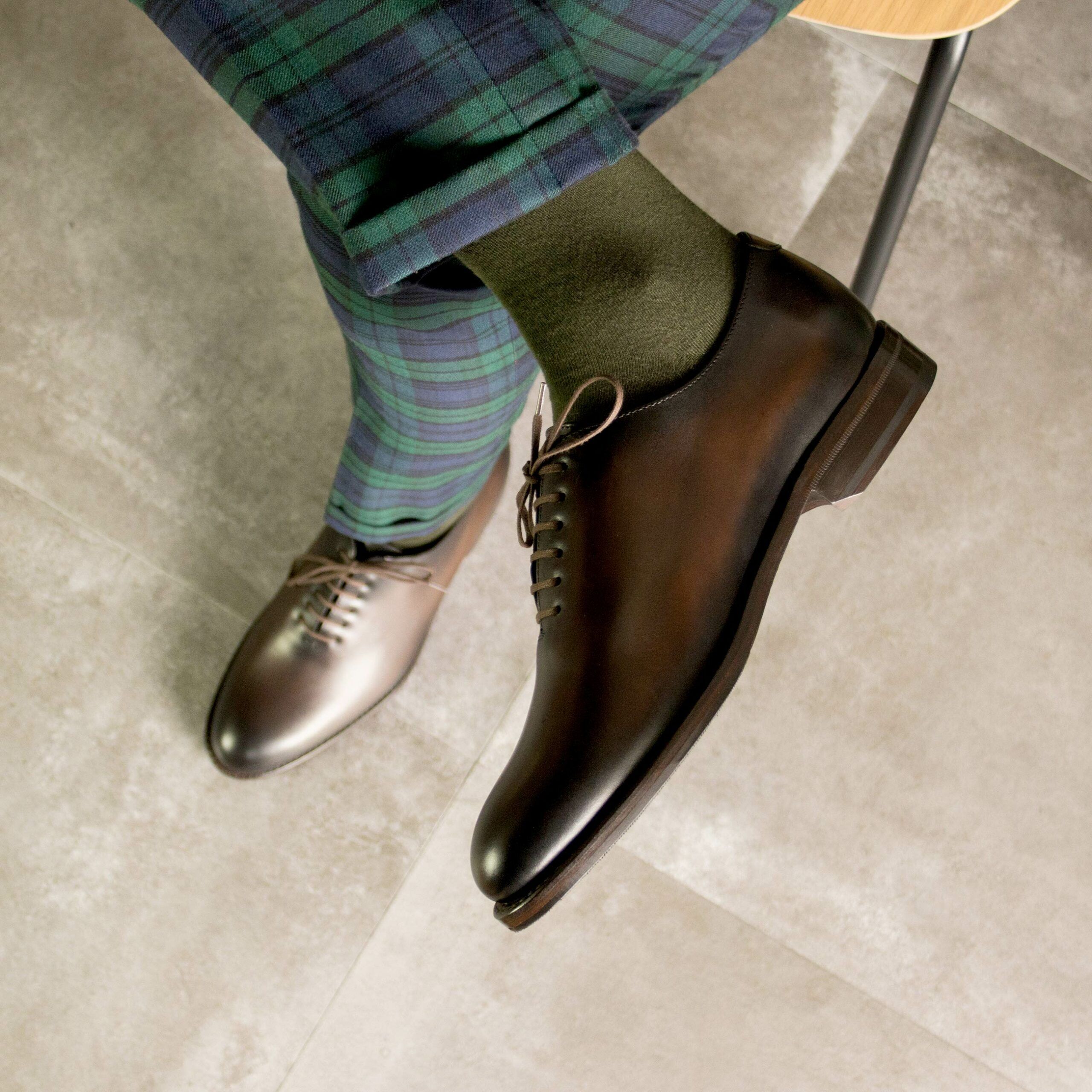 Vellano Adam Dark Coffee Wholecut Shoe