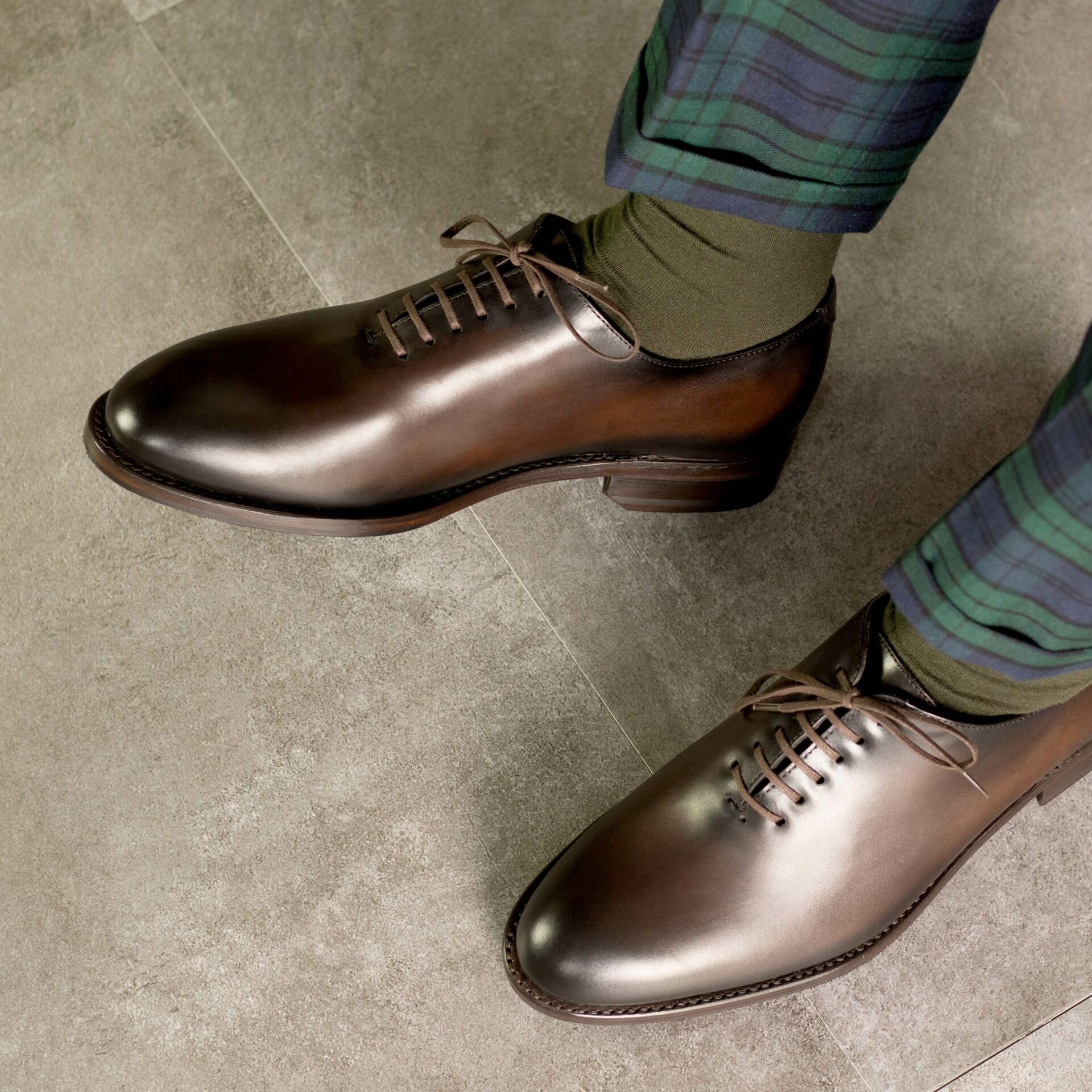 Vellano Adam Dark Coffee Wholecut Shoe