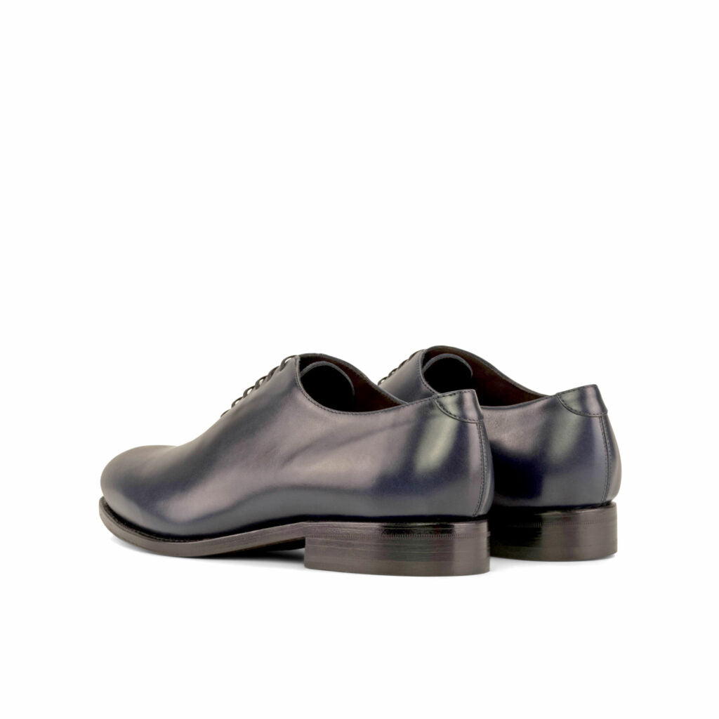 Vellano Royal Blue Black Two Tone Wholecut Shoe