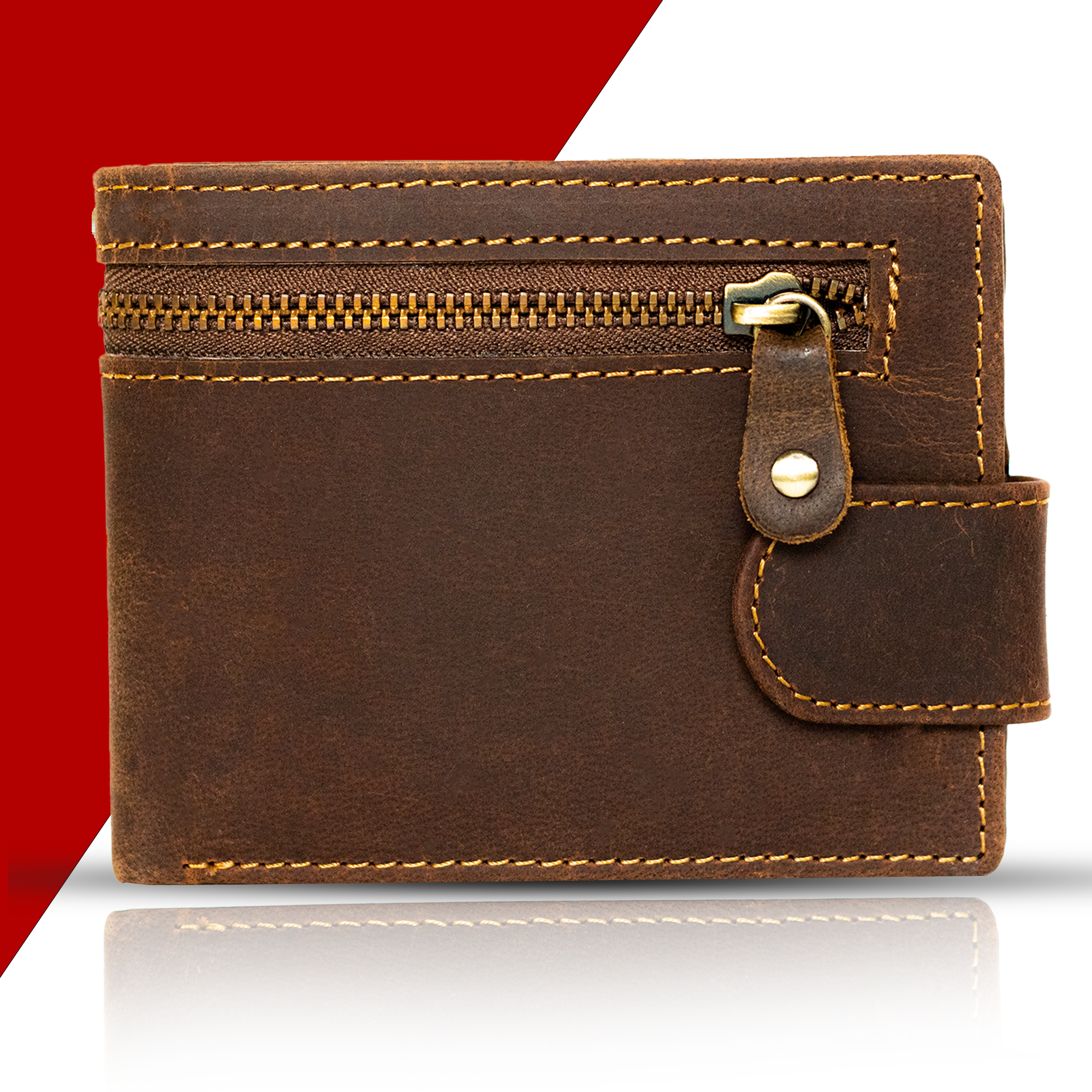 Vellano Ironcrest Fold Men’s Leather Wallet for Sleek Everyday Carry