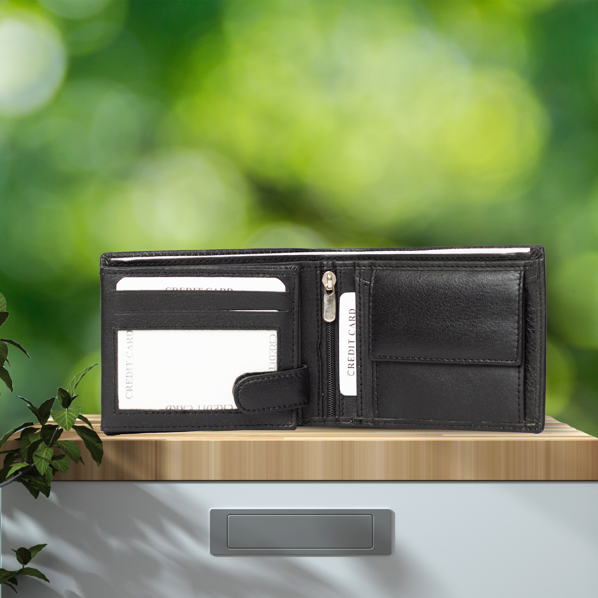 Vellano Slim RFID Wallet in Imported Leather for Secure Everyday Use
