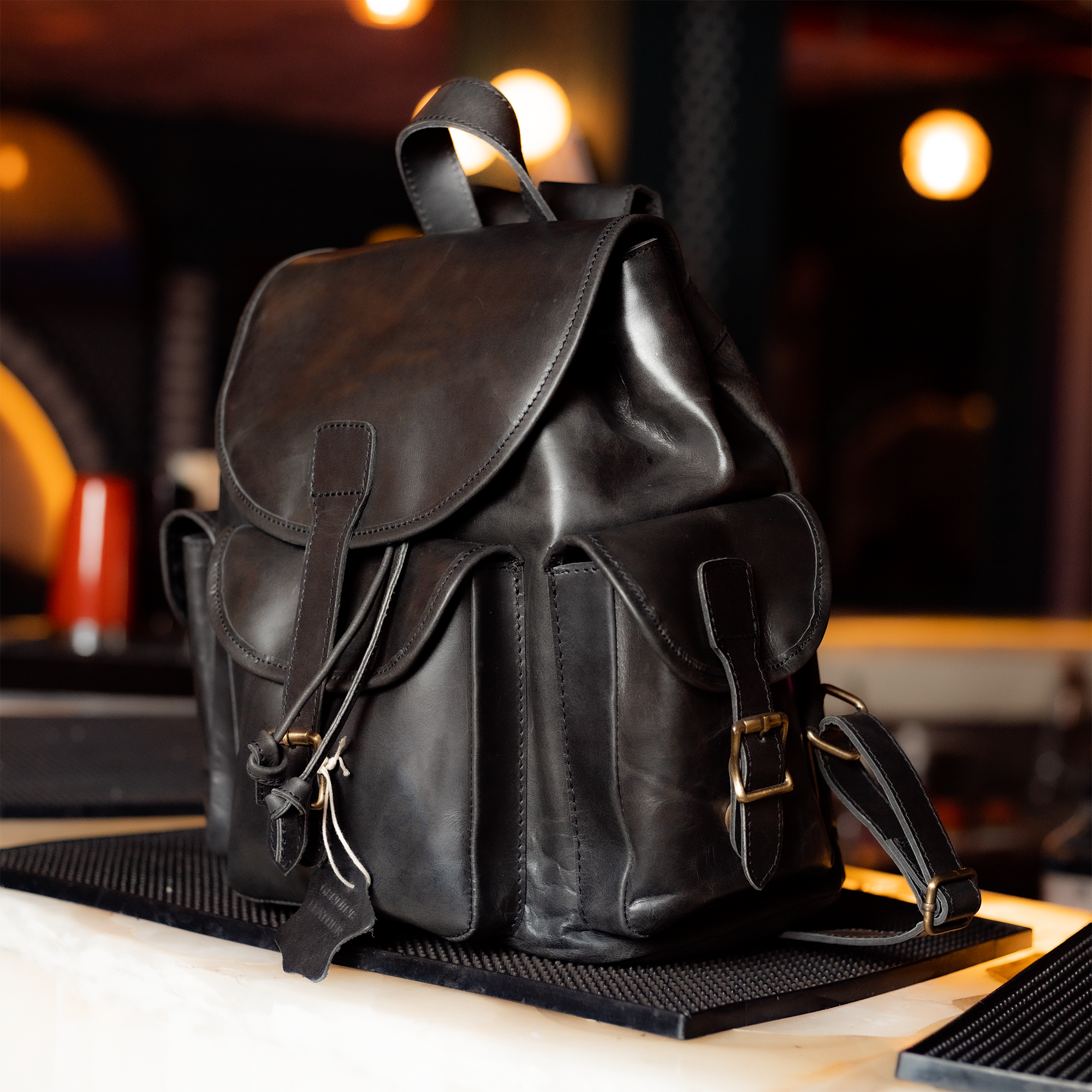 Vellano LedgePort Flap Over Leather Utility Bag with Everyday Style