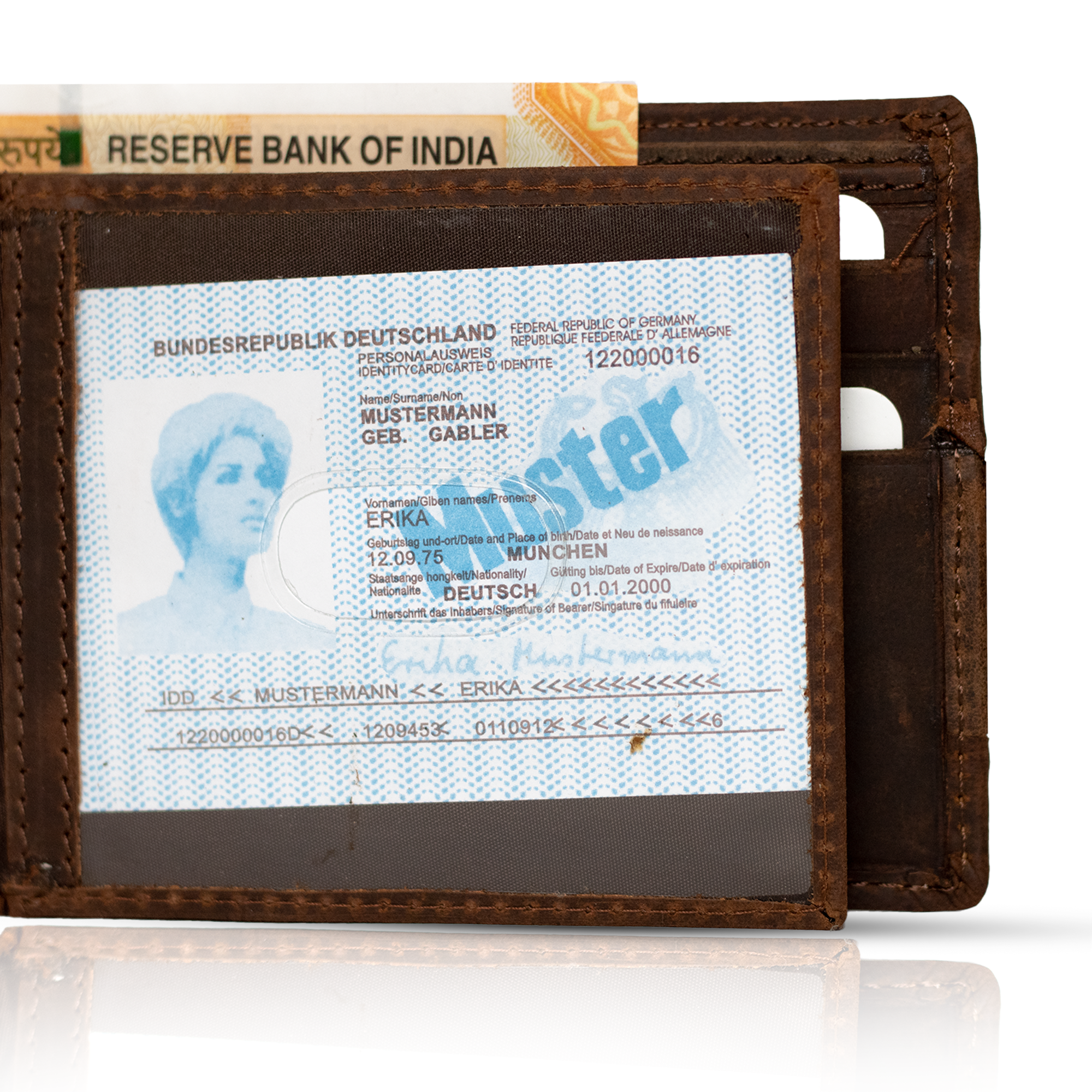 Vellano Ironcrest Fold Men’s Leather Wallet for Sleek Everyday Carry