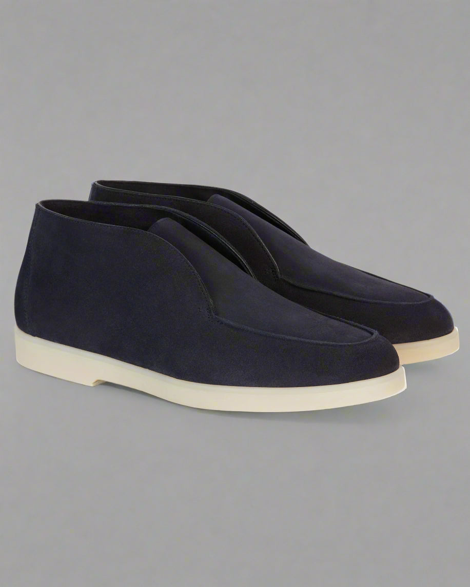 Vellano Bramleigh Blue Suede Loafers