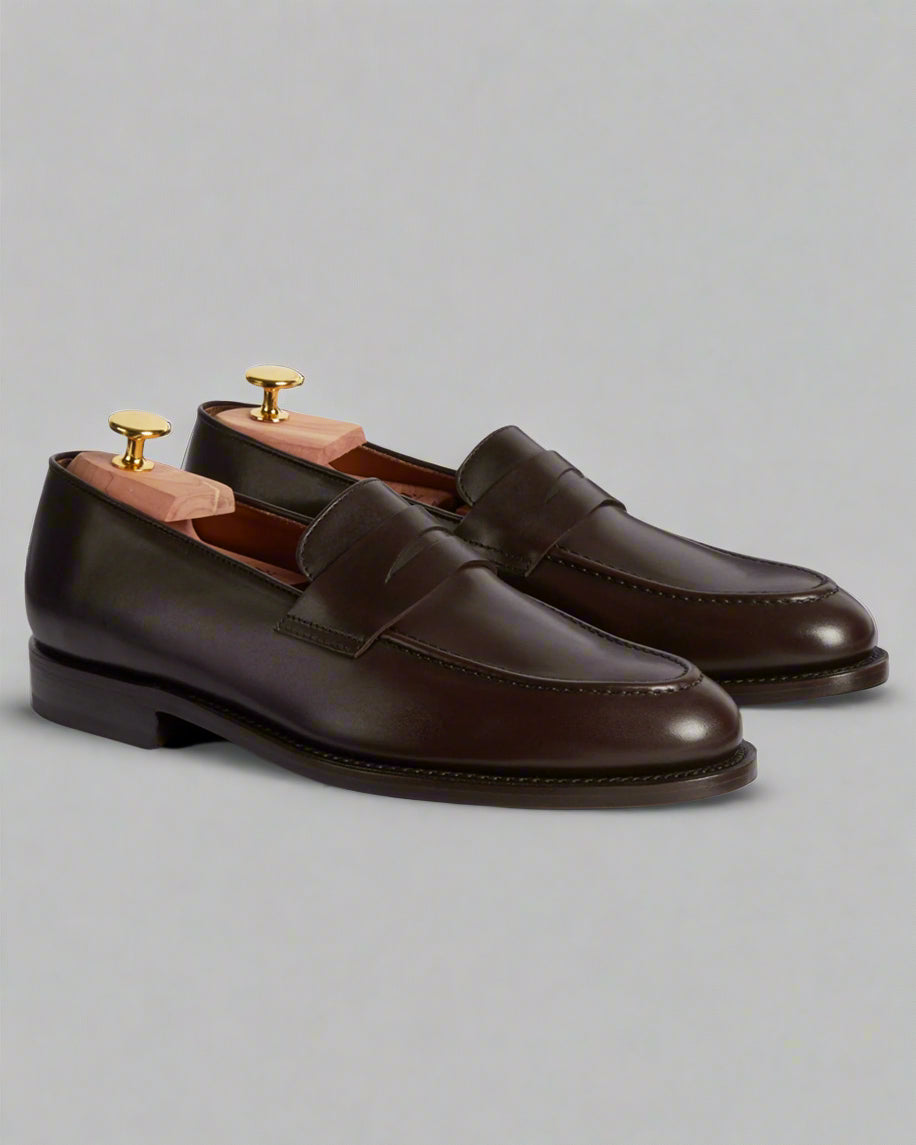 Vellano Harrowmere Dark Brown Penny Loafers