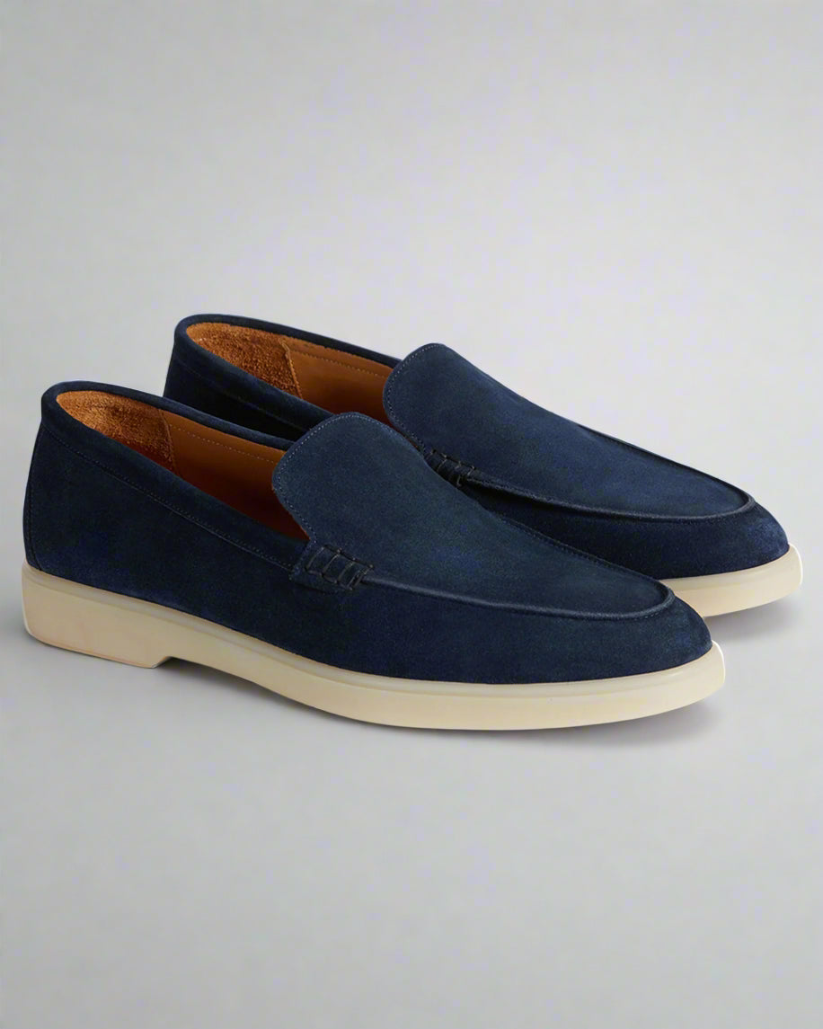 Vellano Calbridge Suede Loafers in Blue