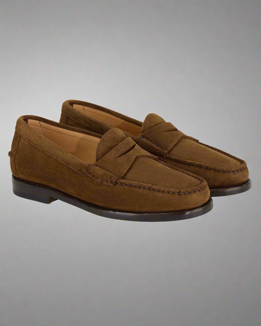 Vellano Tobacco Brown Penny Loafers
