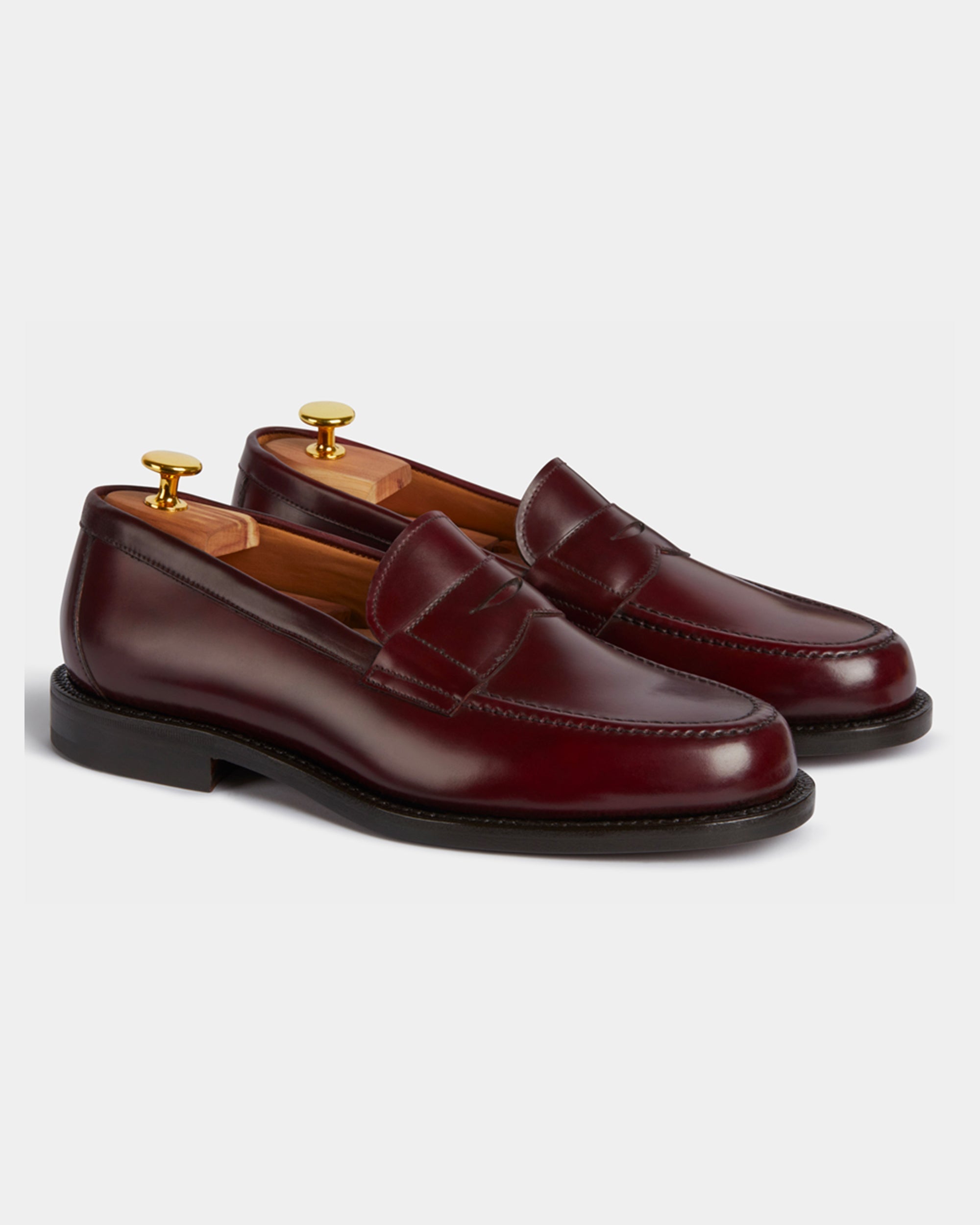 Vellano Dovermoor Burgundy Cordovan Loafers