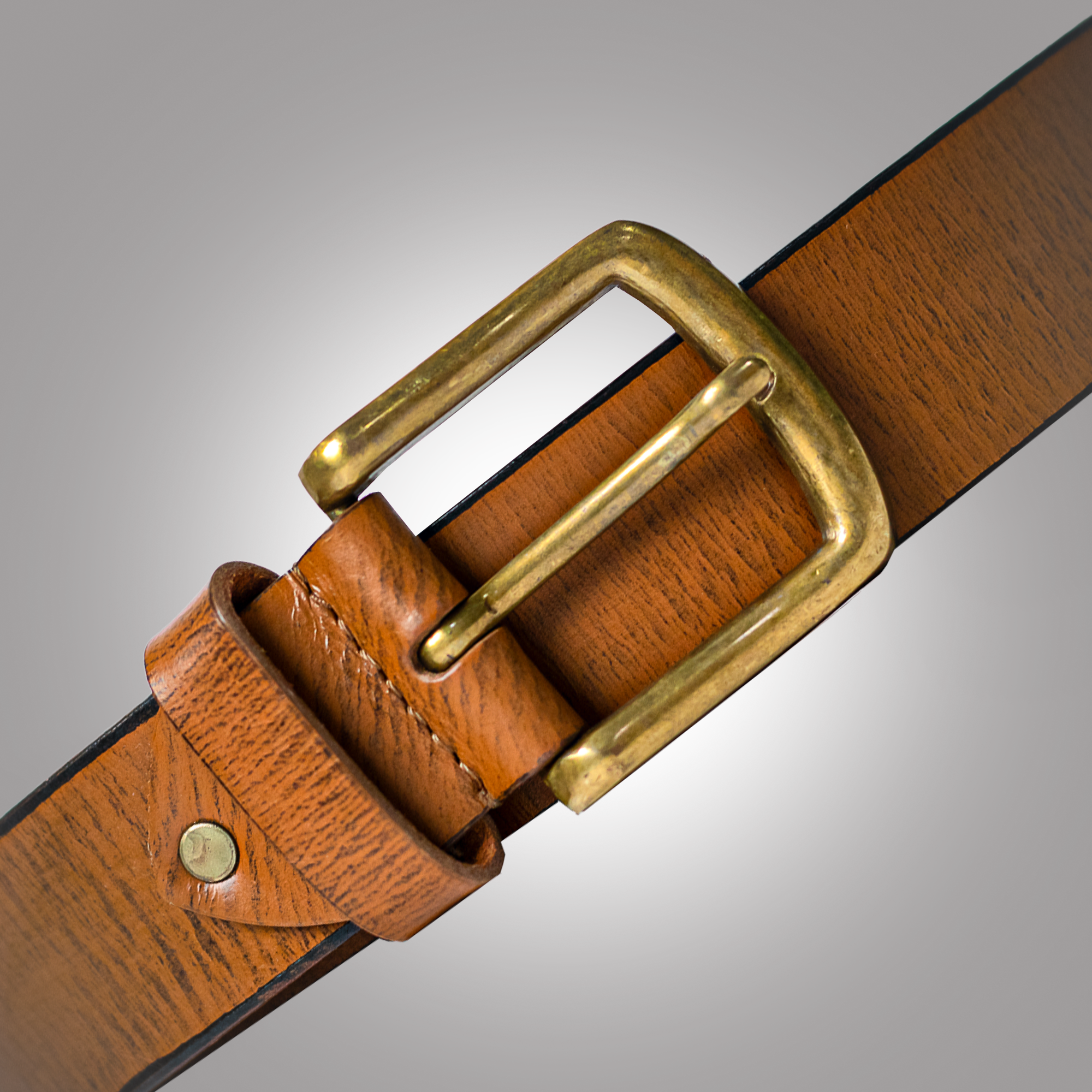 Vellano Oakridge Line Brown Imported Leather Belt for Everyday Strength and Style