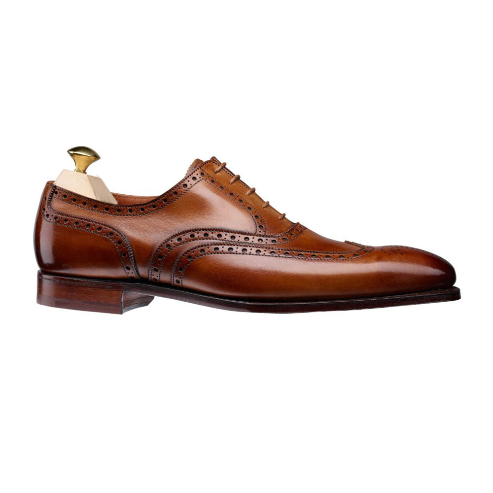 Vellano Chestnut Wingtip Brogue Shoes