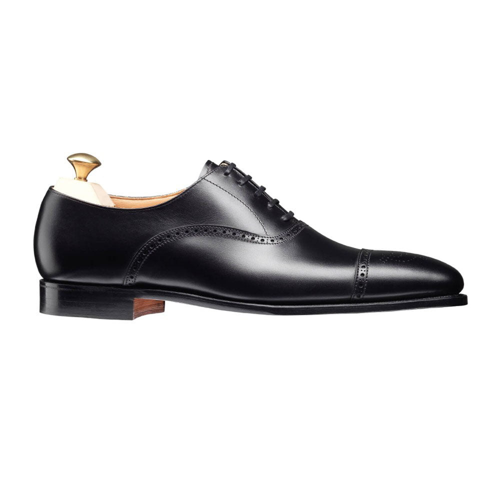 Vellano Royal Black Oxford Brogue Shoes