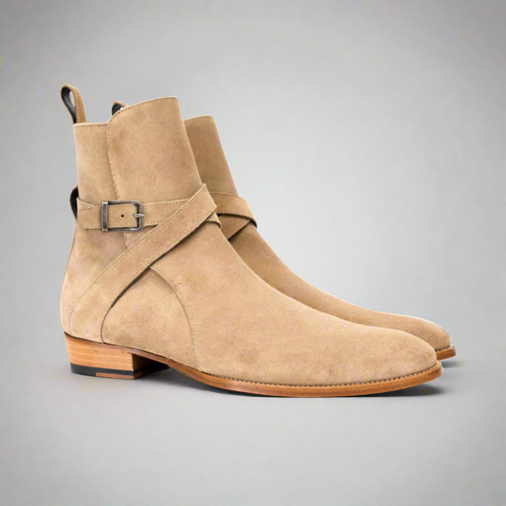 Vellano Jodhpur Boots Beige
