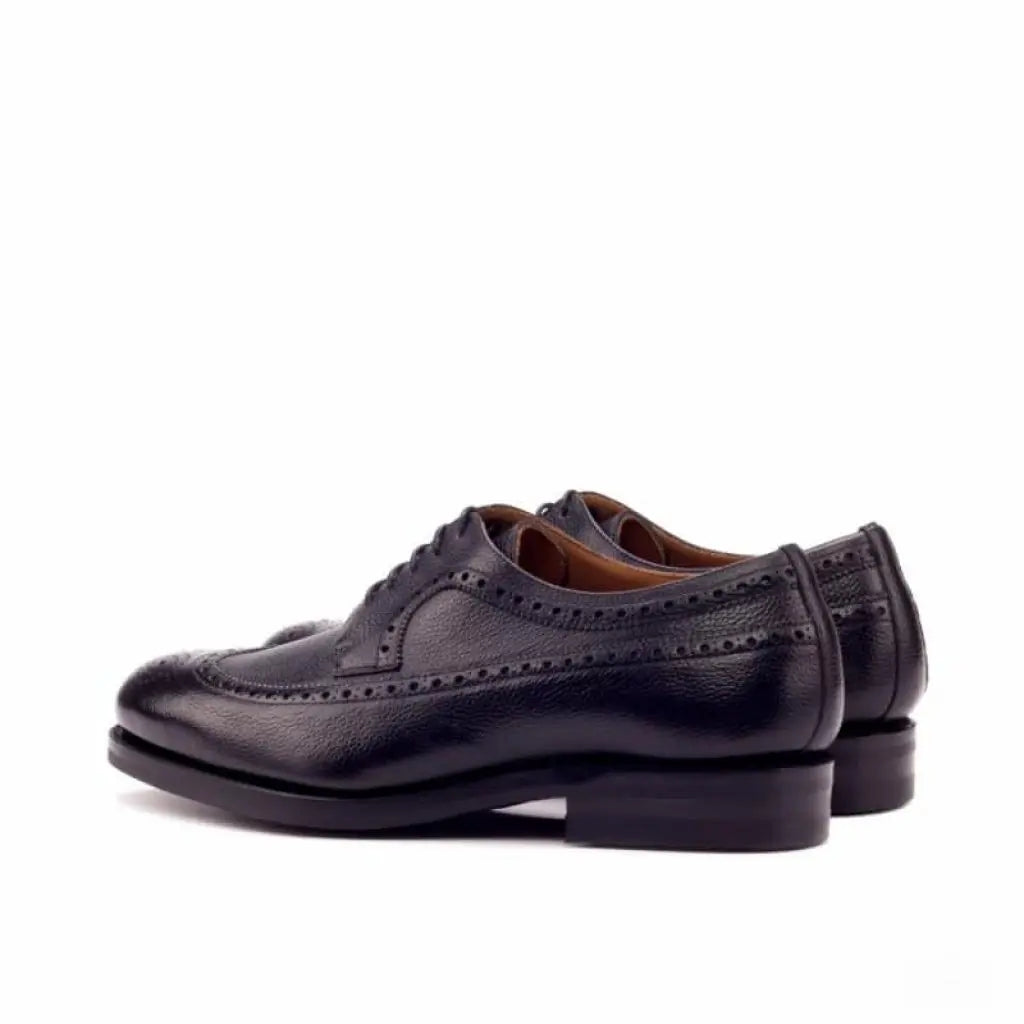 Vellano Black Longwing Blucher Brogue