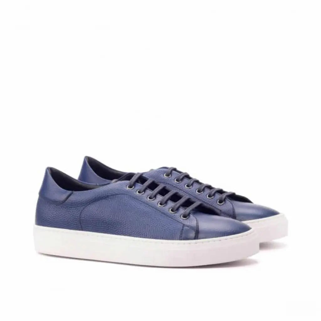 Vellano Carlos Navy Blue Milled Sneakers