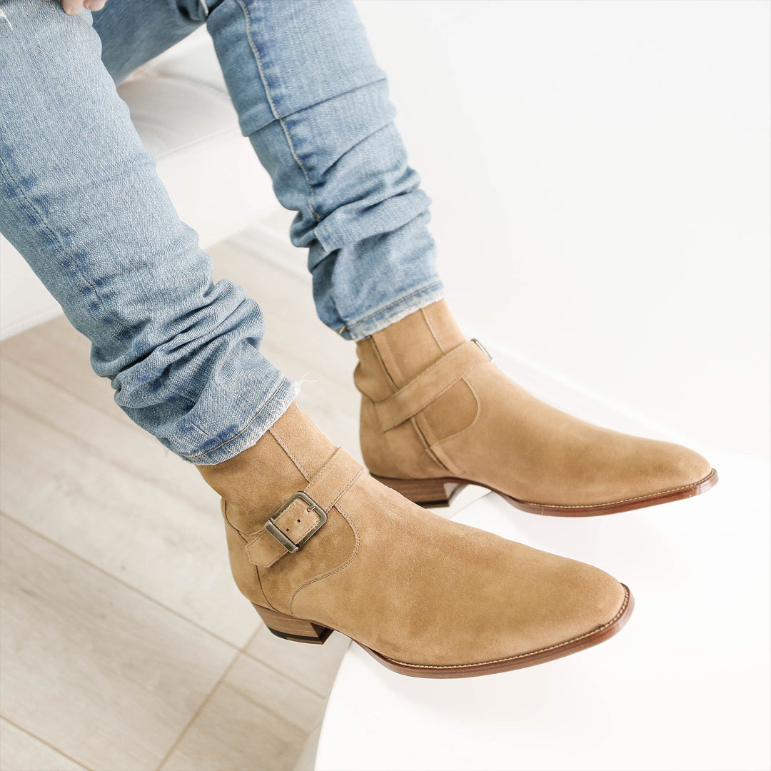 Vellano Strap Boots Brown