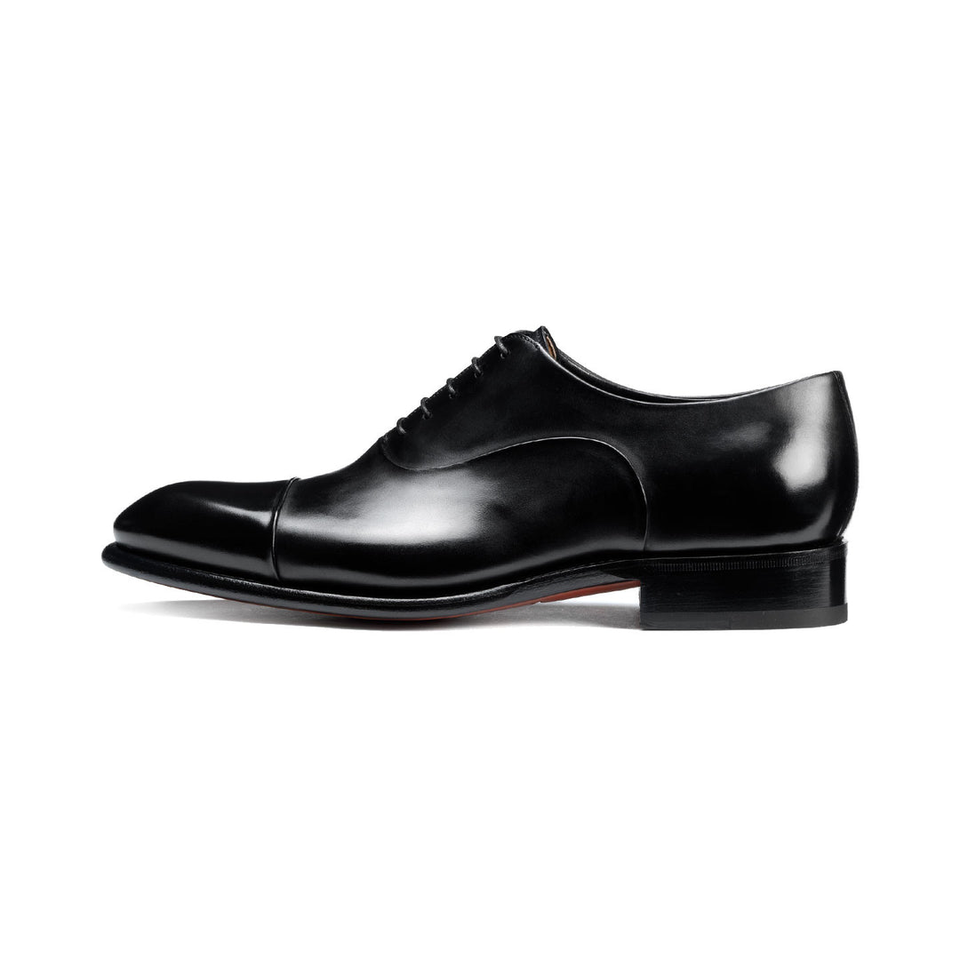 Vellano John Black Belmont Leather Oxford Shoes