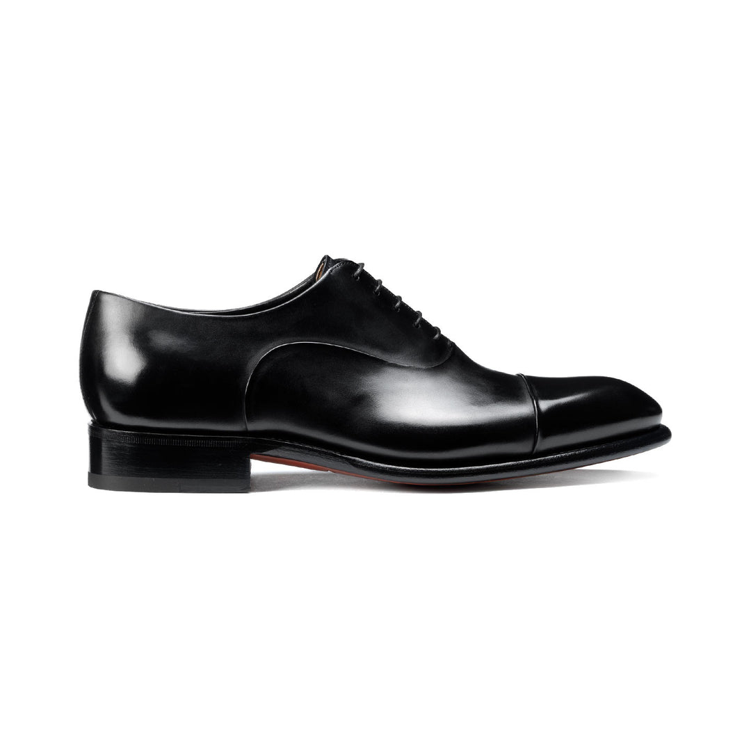 Vellano John Black Belmont Leather Oxford Shoes