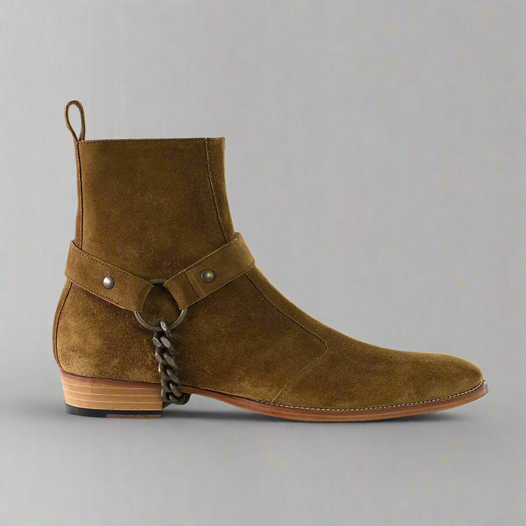 Vellano Harness Boots Tan