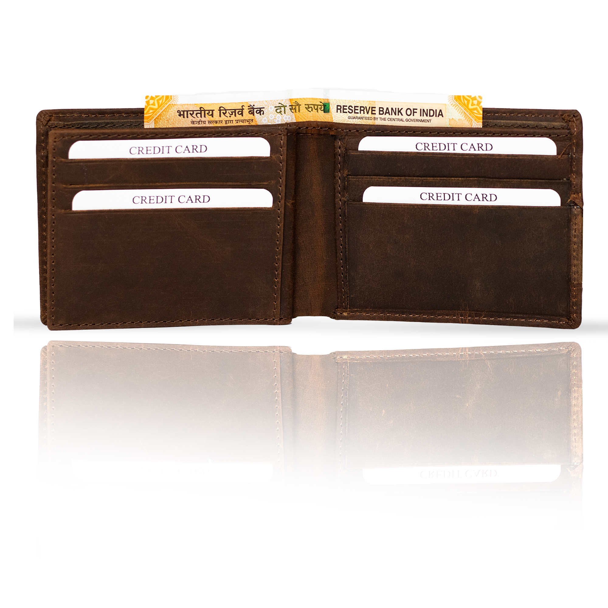 Vellano Ironcrest Fold Men’s Leather Wallet for Sleek Everyday Carry