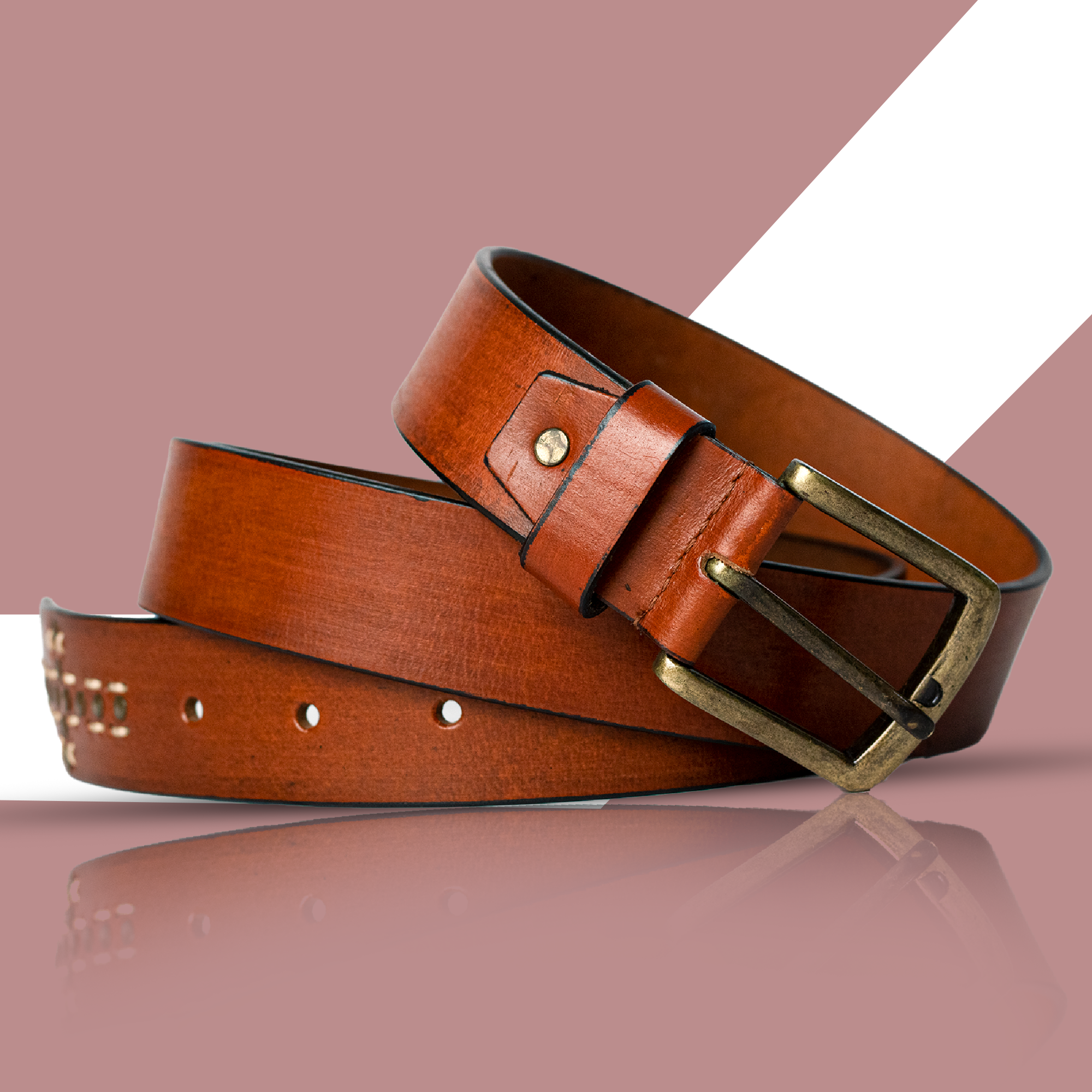 Vellano Evermoor Men’s Imported Leather Belt for Everyday Elegance