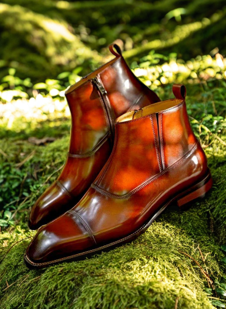 Vellano Stonevale Forge Men’s Mid Ankle Leather Boots for Lasting Style