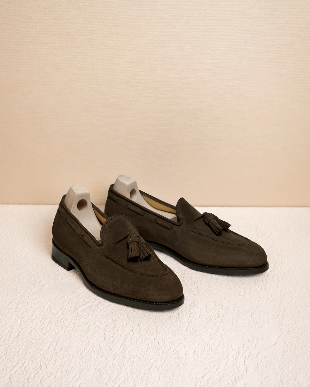 Vellano Molle Dark Brown Suede Loafers