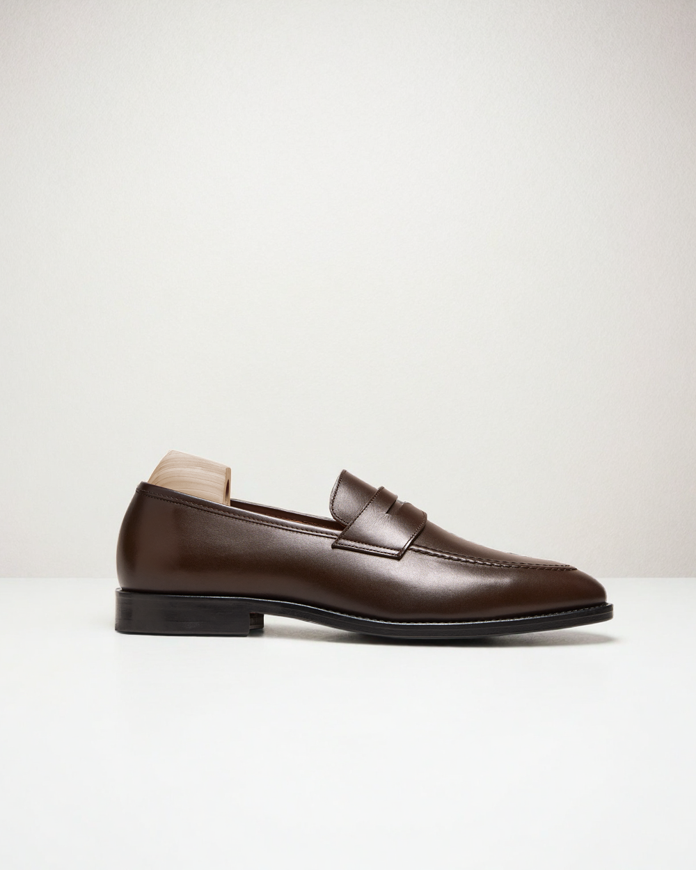 Vellano Smogen Dark Brown Penny Loafers