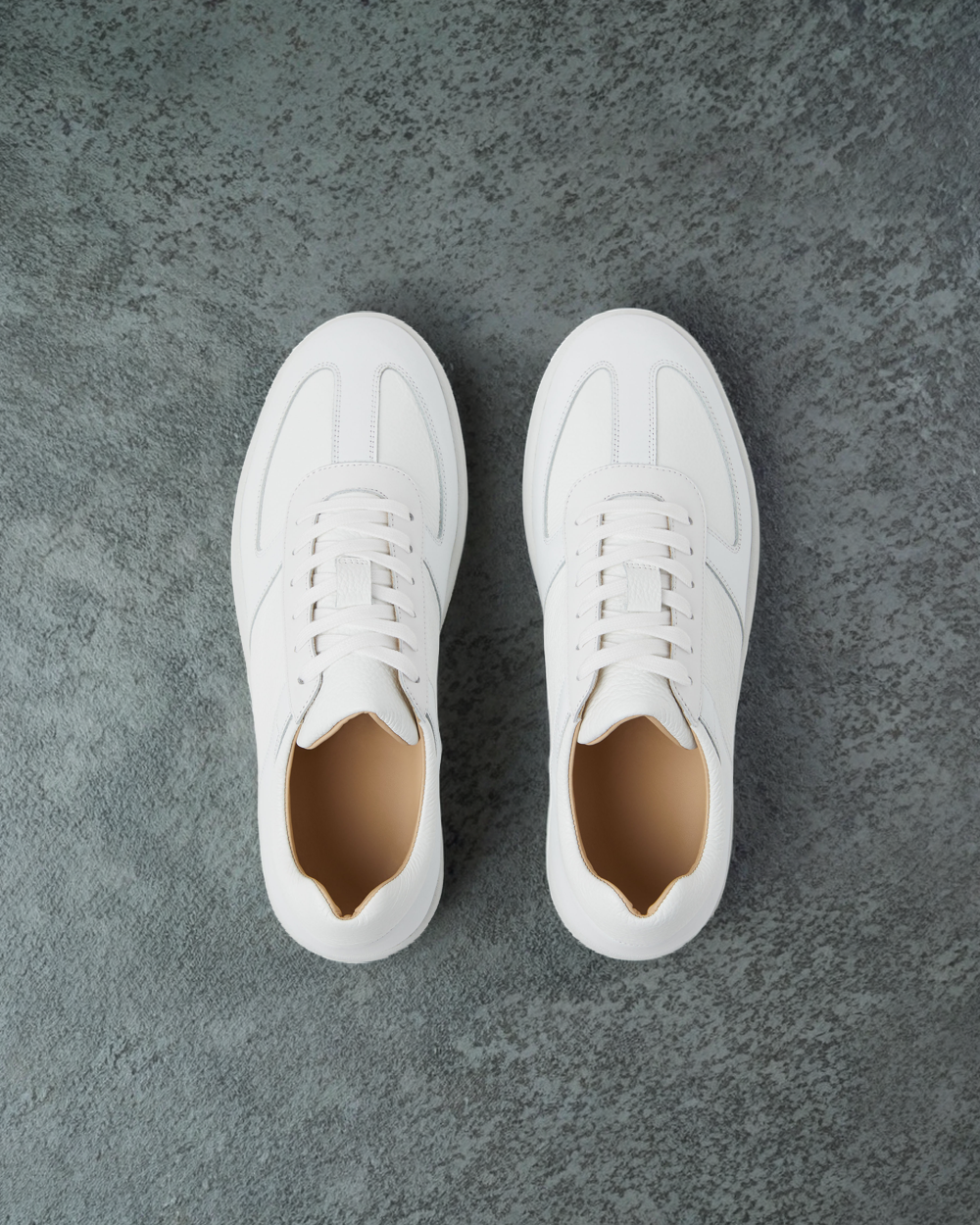 Vellano Bastad White Leather Collaboration Sneakers