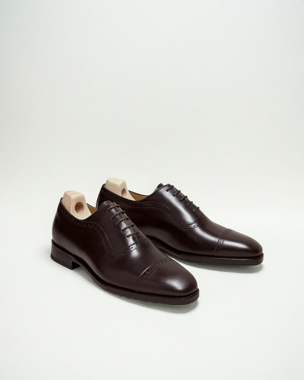 Vellano Skytteholm Dark Brown Leather Oxfords