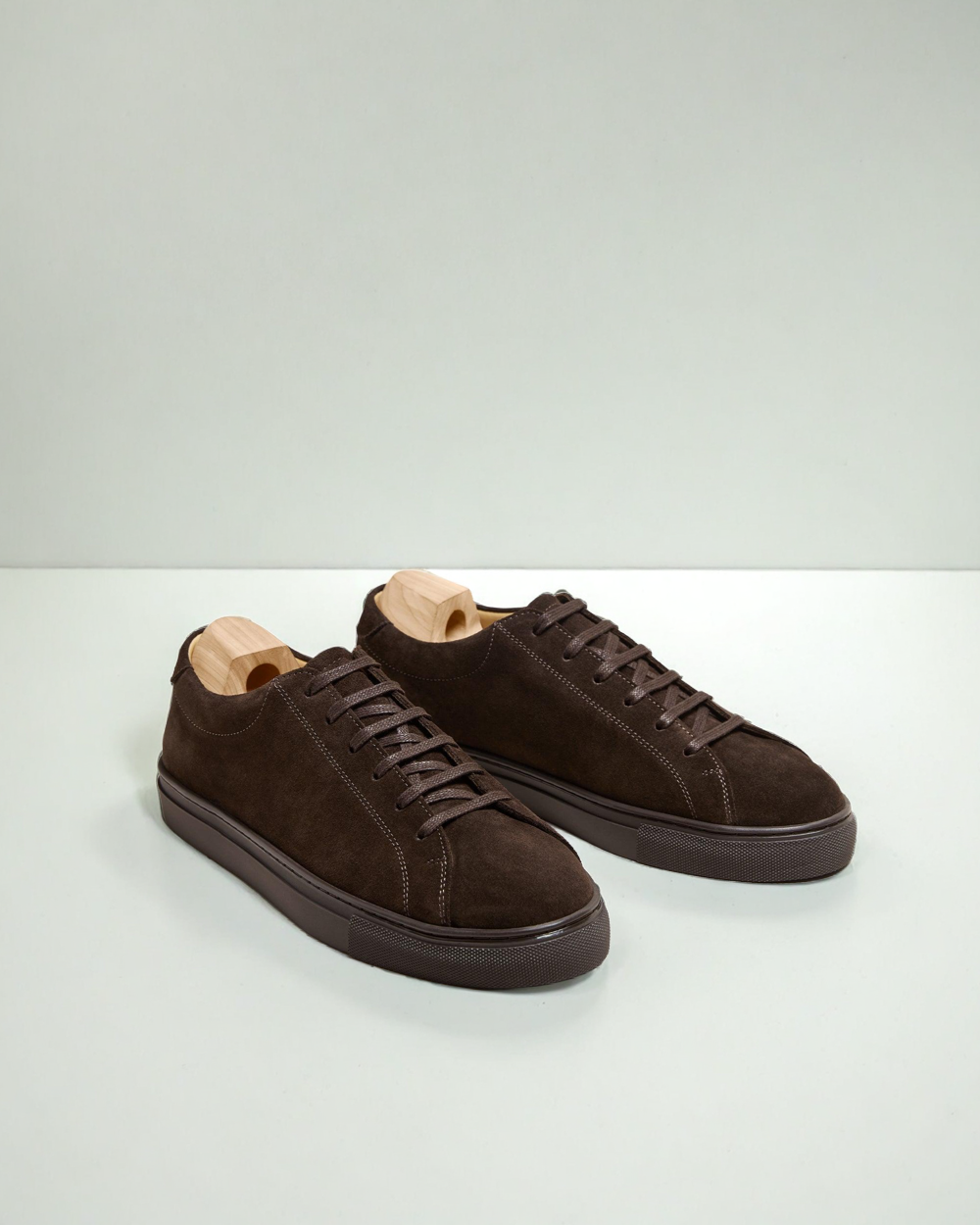 Vellano Oaxen Monochrome Suede Sneakers