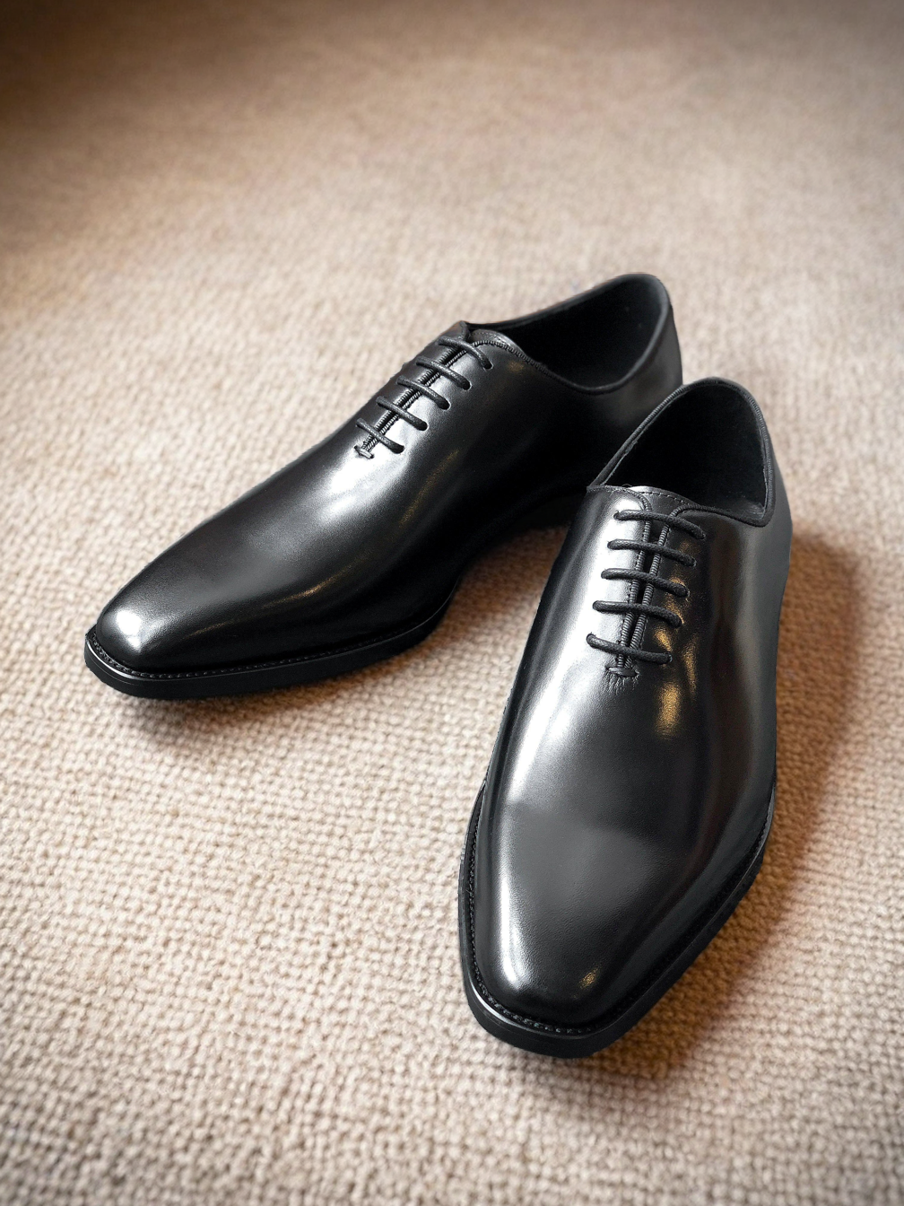 Vellano Martin Black Leather Oxford Shoes