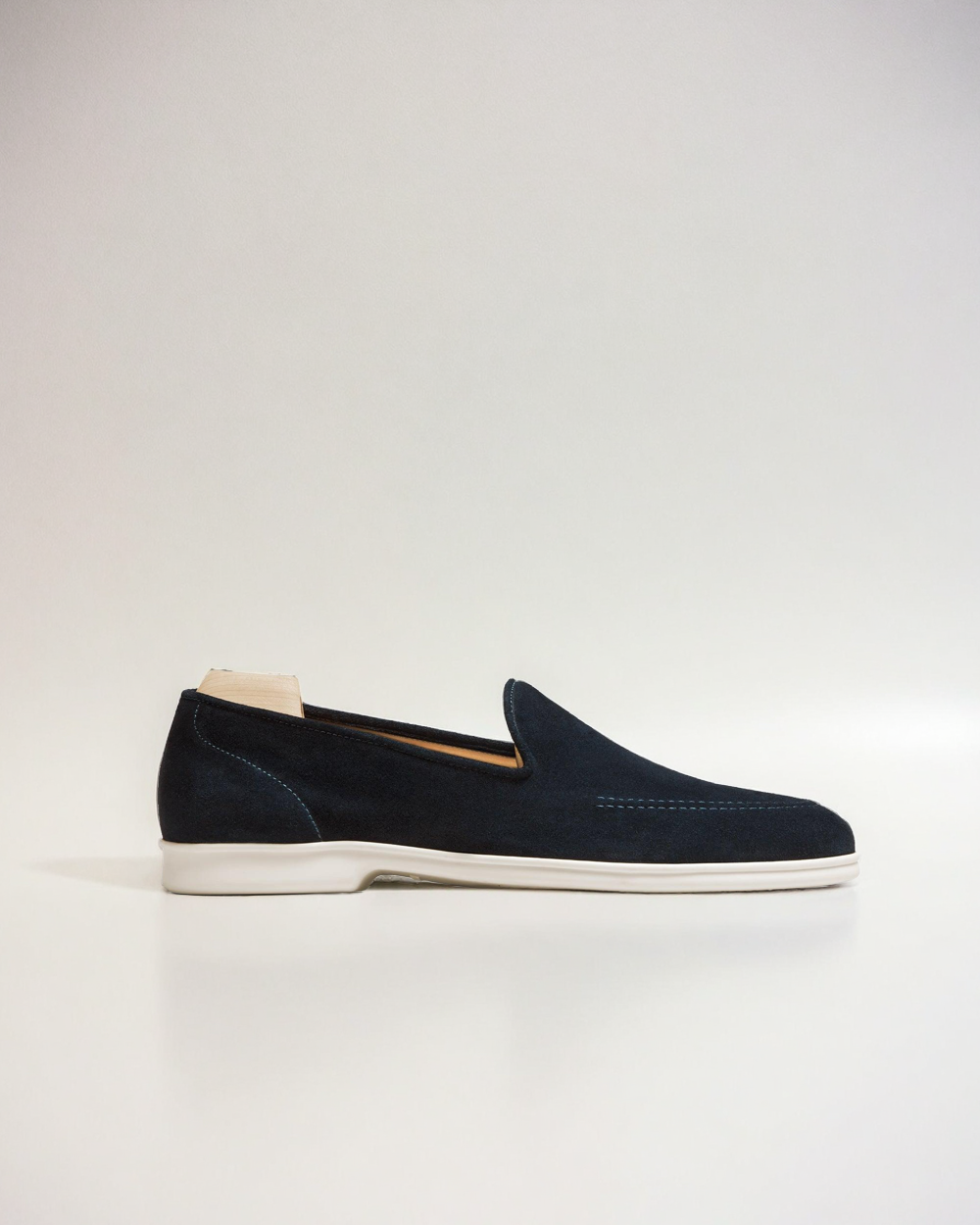 Vellano Branno Navy Suede Summer Loafers