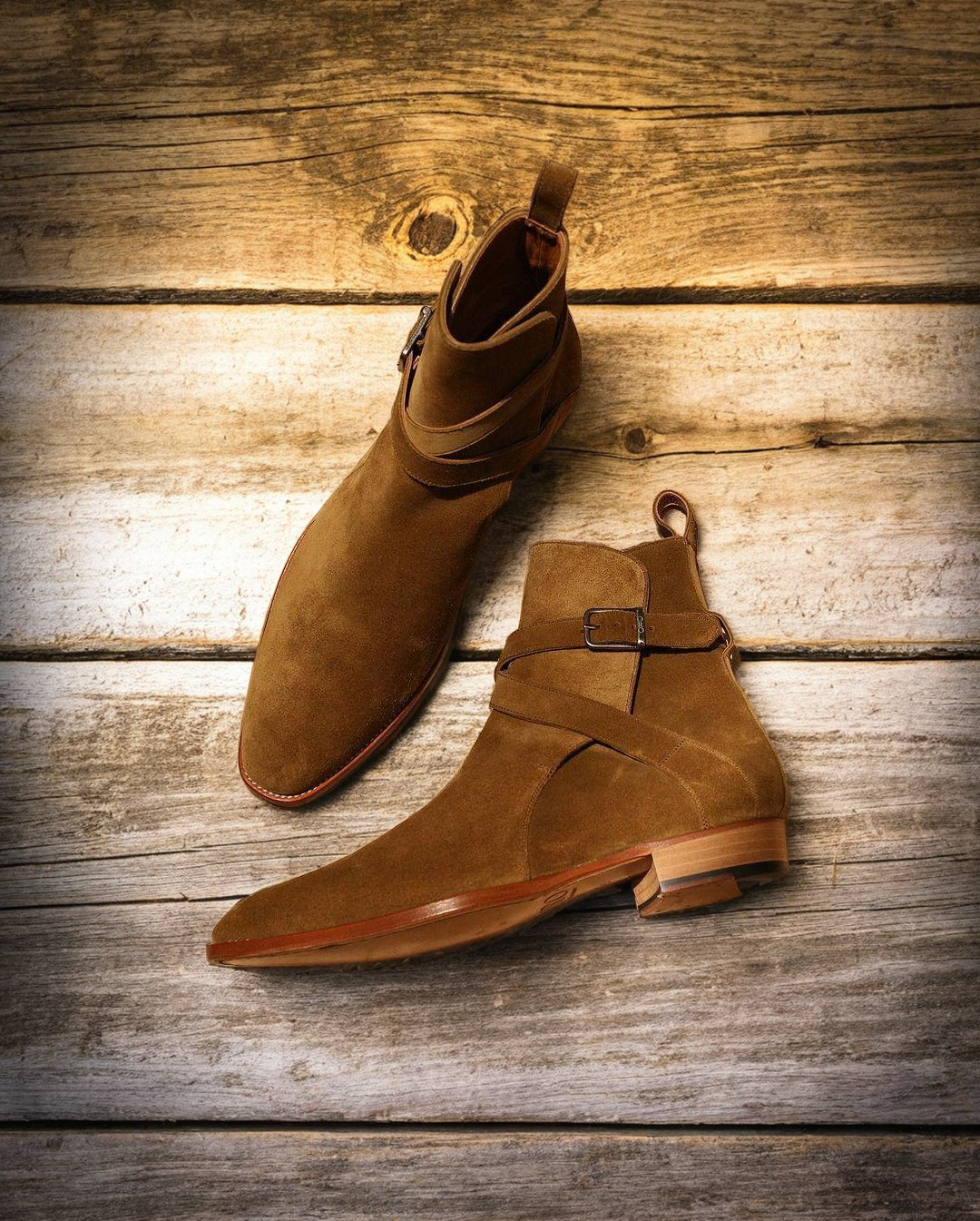 Vellano Alon Black Leather Jodhpur Boots