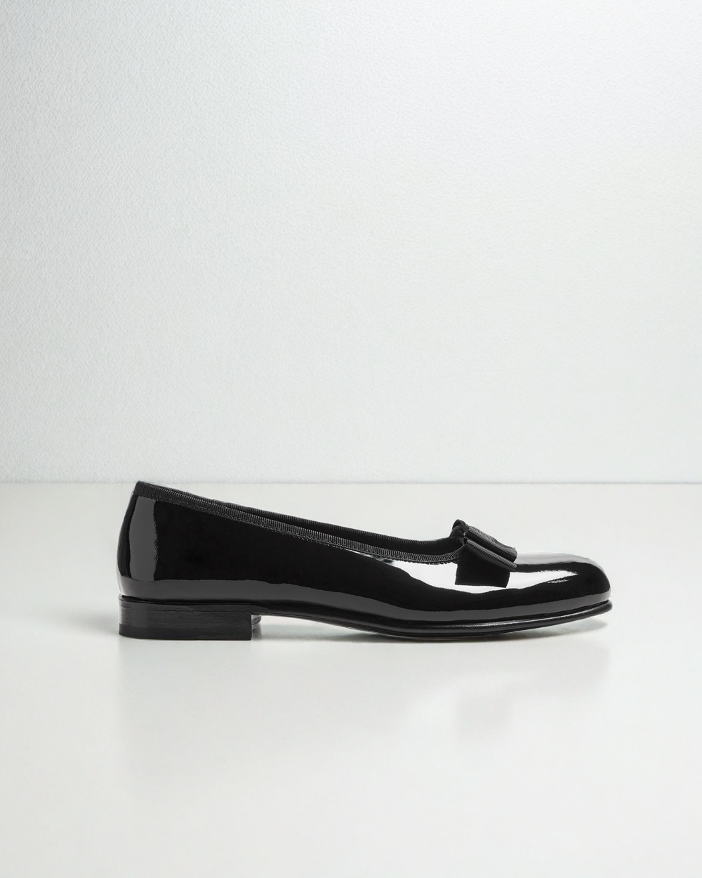 Vellano Rosendal Black Patent Opera Pumps