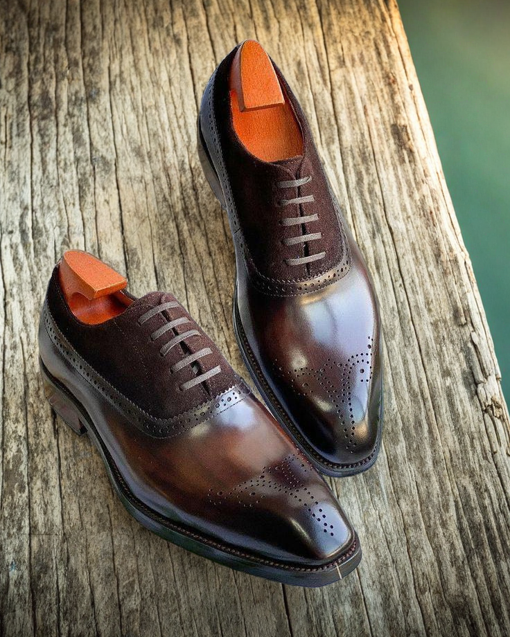 Vellano Redmont Vale Suede Lace Up Shoes for Men with Classic Comfort