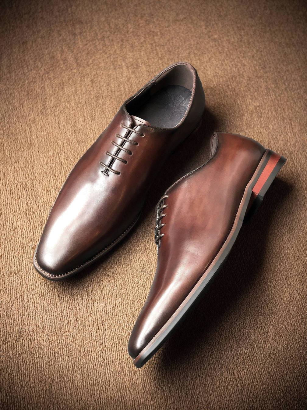 Vellano Martin Black Leather Oxford Shoes