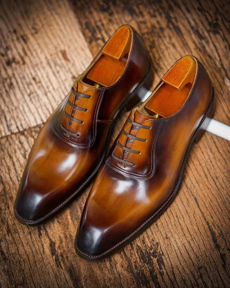 Vellano Elmridge Plain Oxford Lace Ups with Clean Formal Silhouette for Men