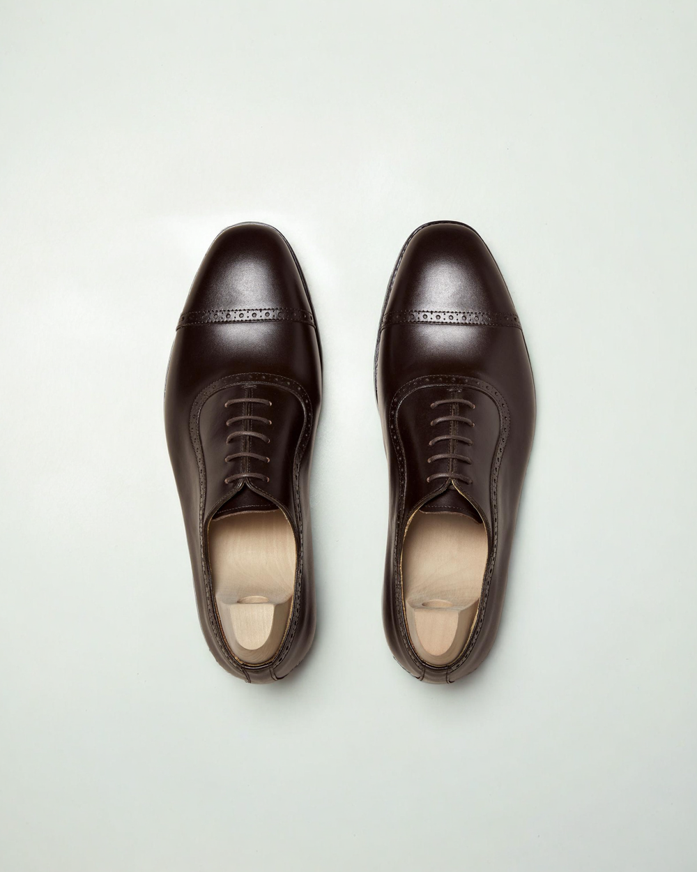 Vellano Skytteholm Dark Brown Leather Oxfords