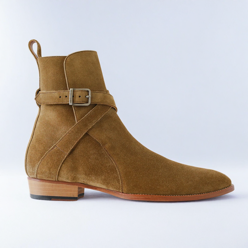 Vellano Alon Black Leather Jodhpur Boots