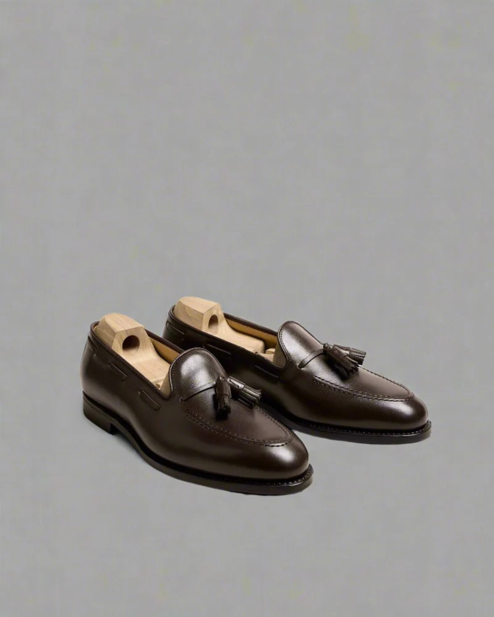 Vellano Molle Dark Brown Tassel Loafers