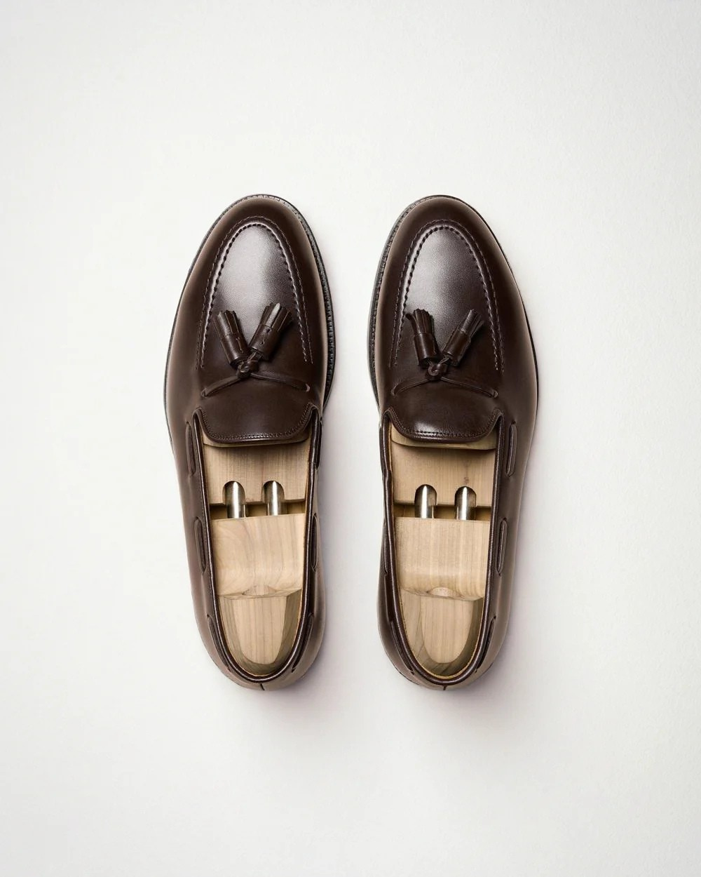 Vellano Molle Dark Brown Tassel Loafers