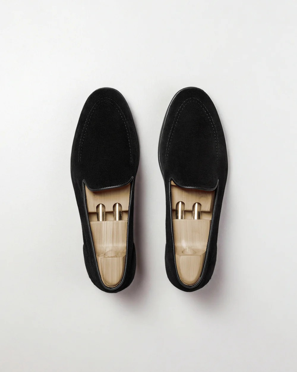 Vellano Branno Black Suede Summer Loafers