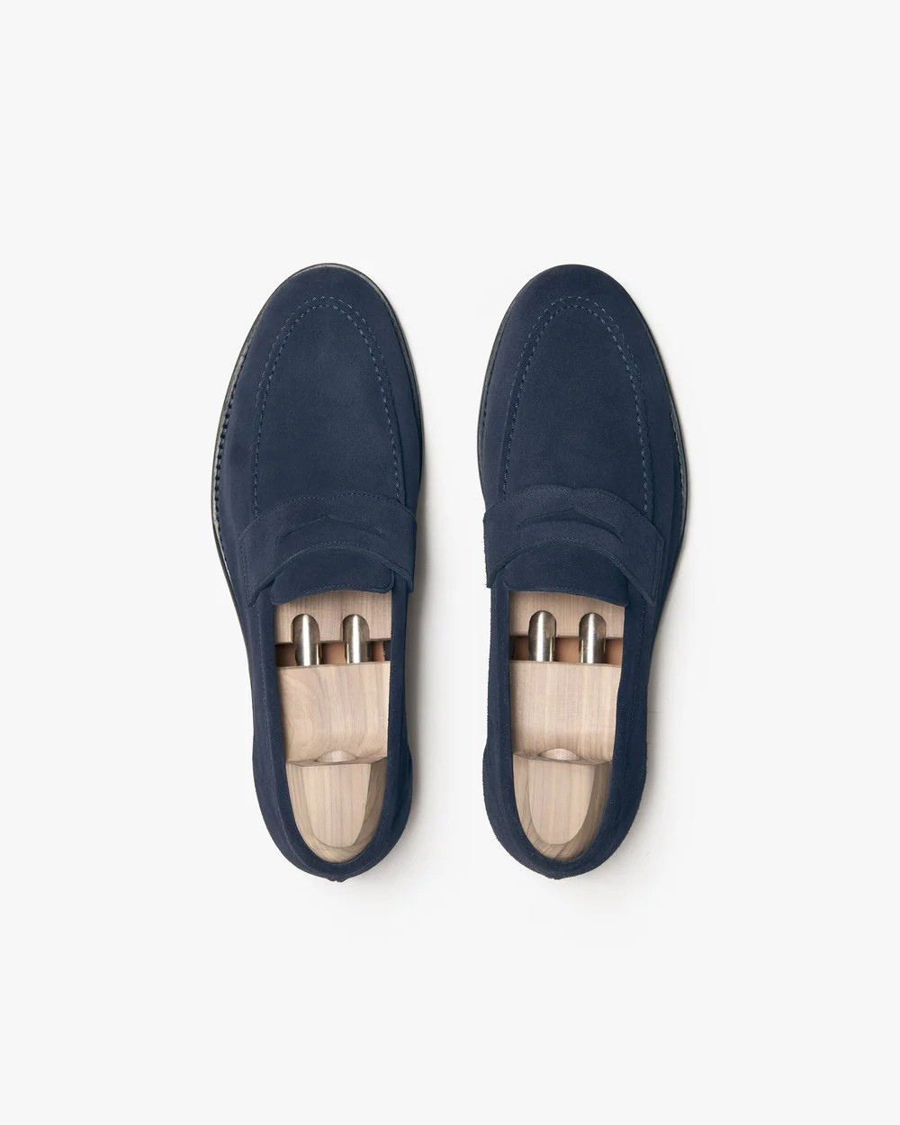 Vellano Lysekil II Navy Suede Loafers