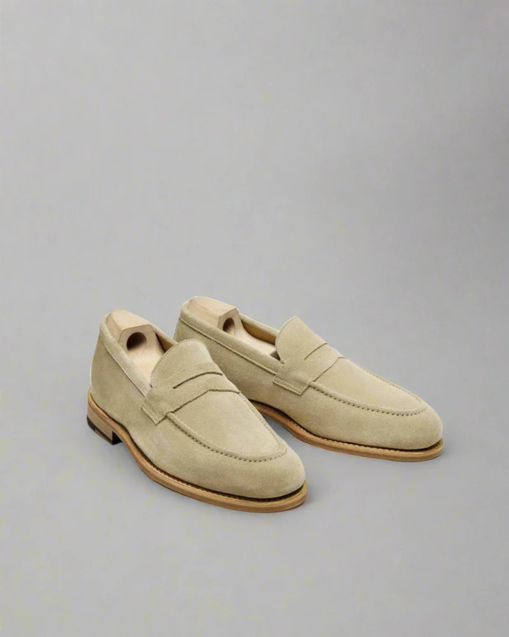 Vellano Lysekil Sand Suede Loafer