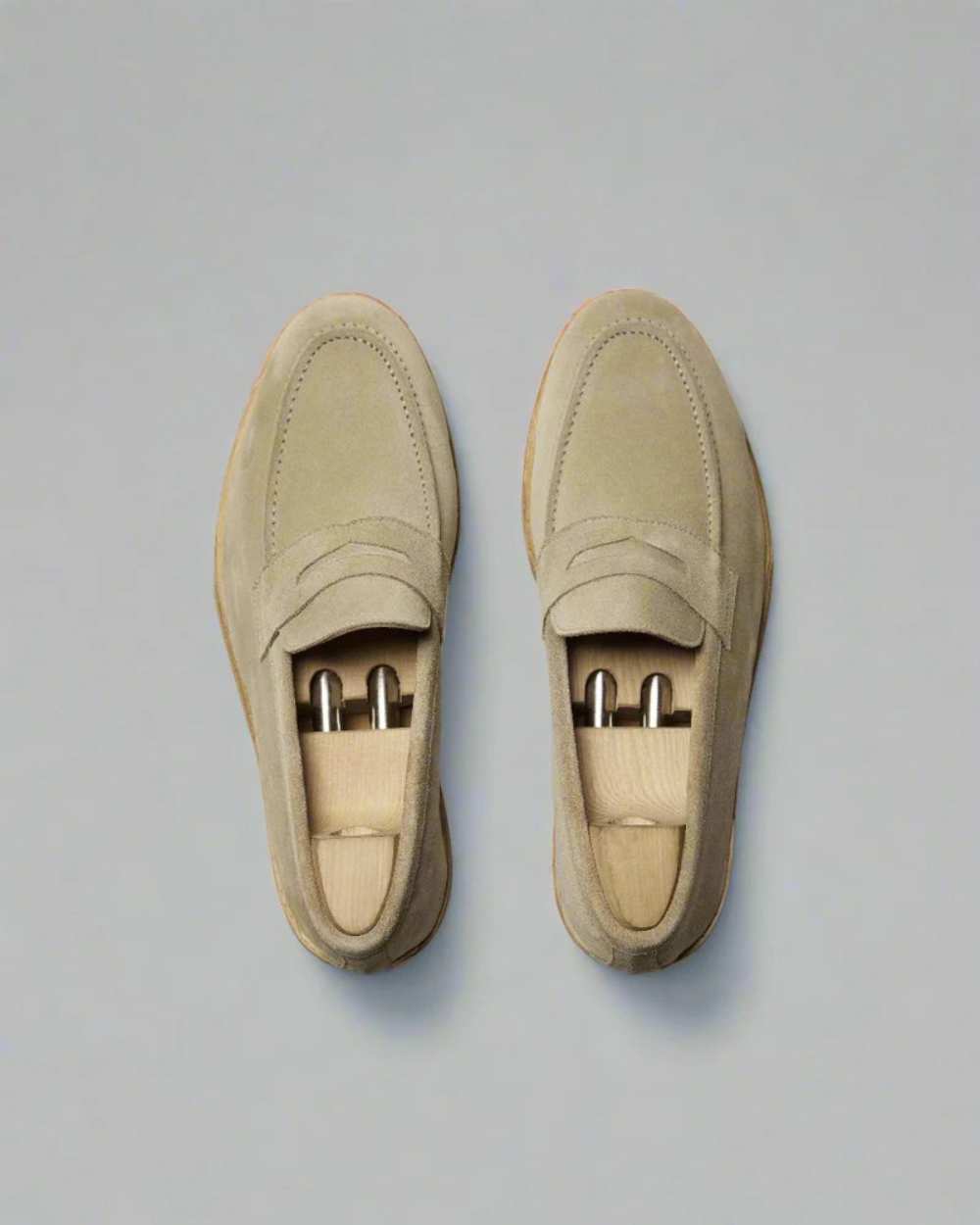 Vellano Lysekil Sand Suede Loafer